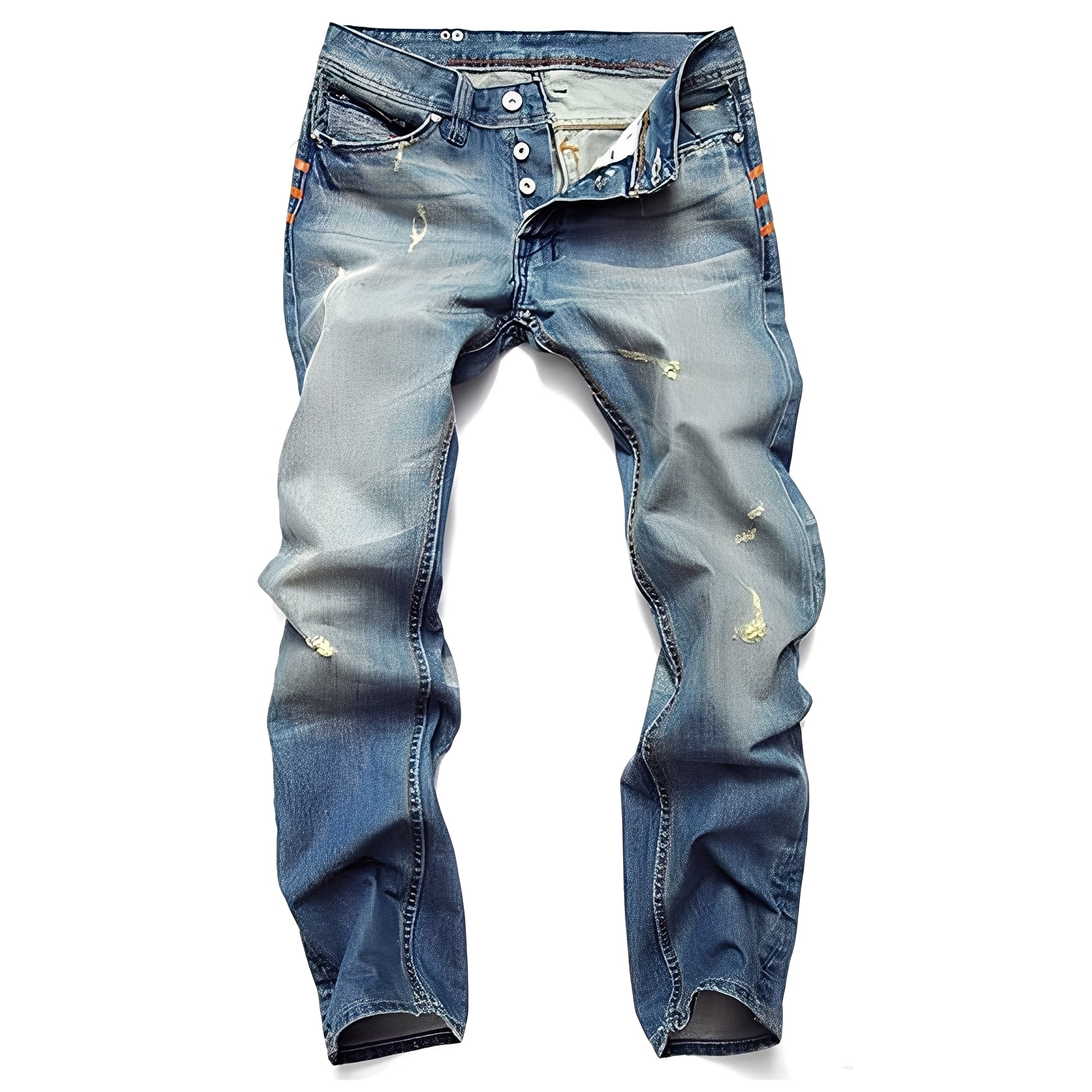 Kaleb - Classiche Jeans con Rip per Uomini