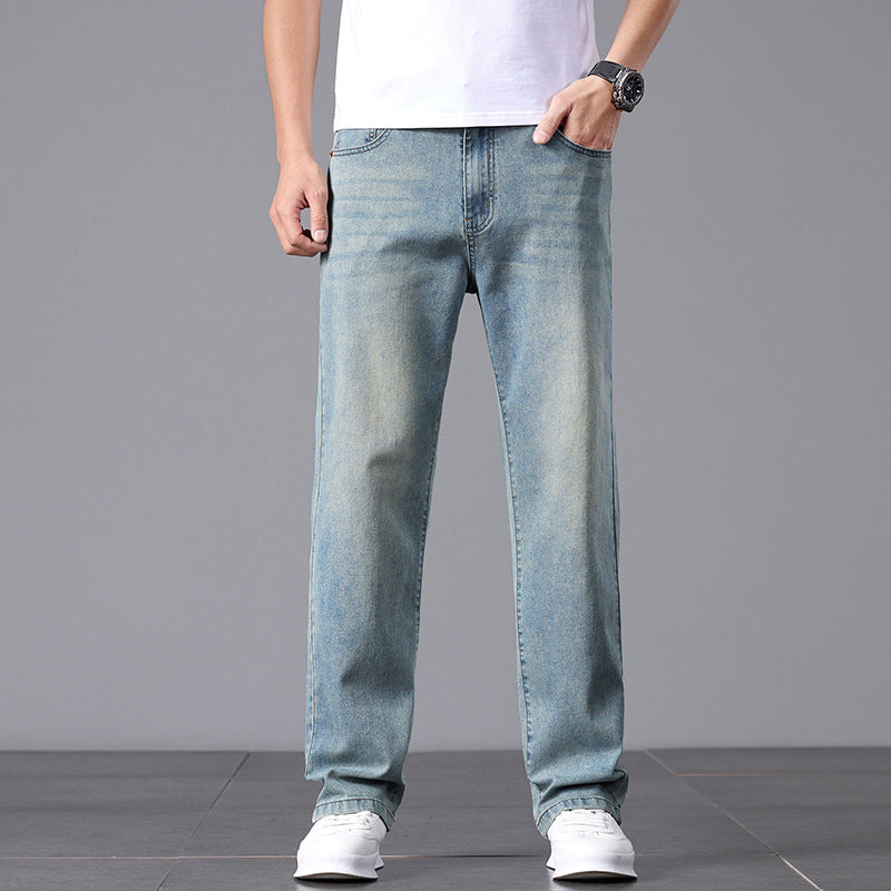Allan - Jeans Straight Casual per Uomini