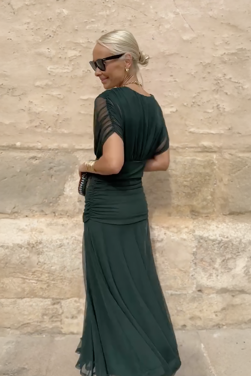 Lorenza™ | Abito maxi elegante con scollo a V