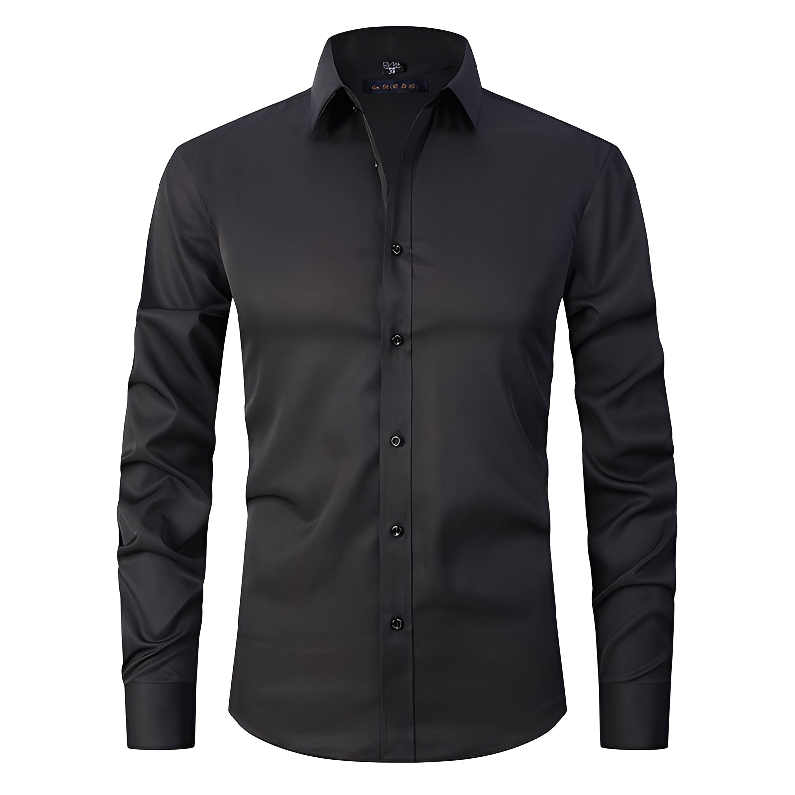 Elton - Camicia formale aderente in tessuto stretch per uomo