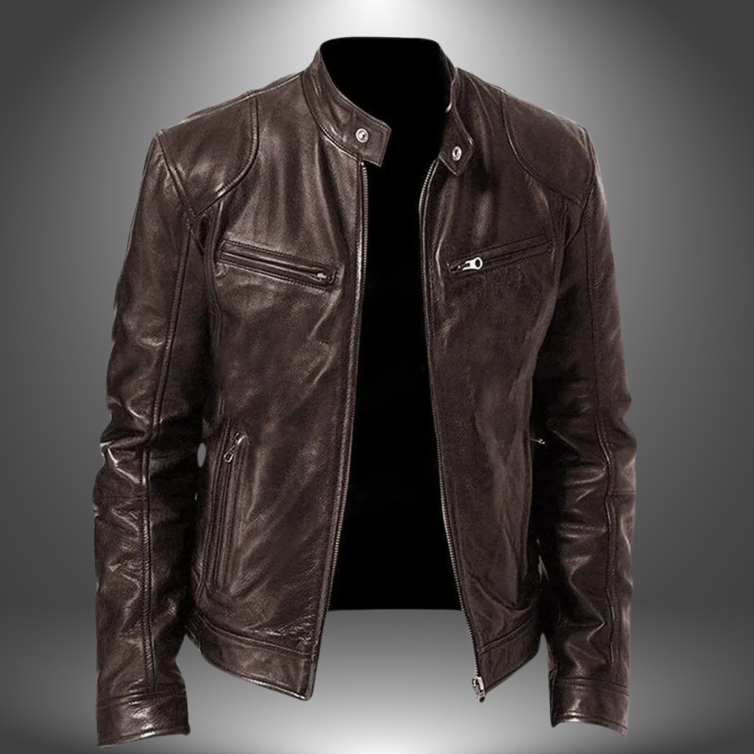 Alessandro™ | Giacca in pelle artigianale da uomo