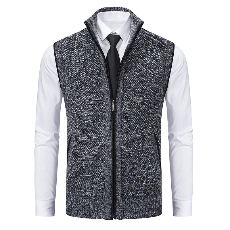 Samuel - Elegante Weste con Zipper per Uomini