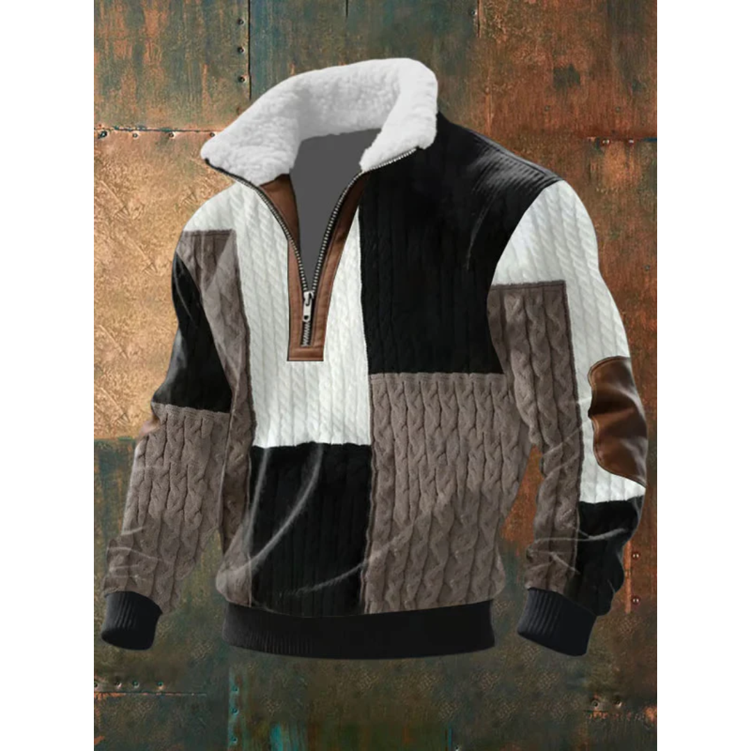 SILVORO | MAGLIONE A COLLO ALTO IN PILE