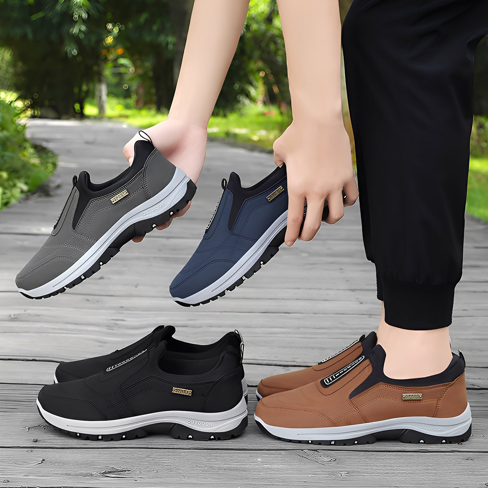 Cyril - Comode Scarpe Casual in Mesh per Uomini