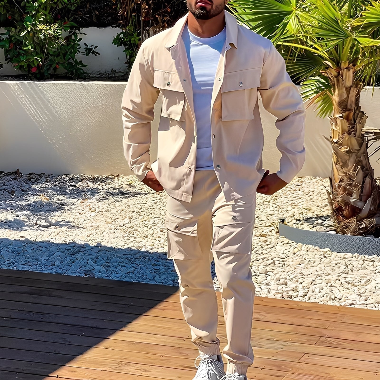 Neville - Elegante Set Cargo per Uomini