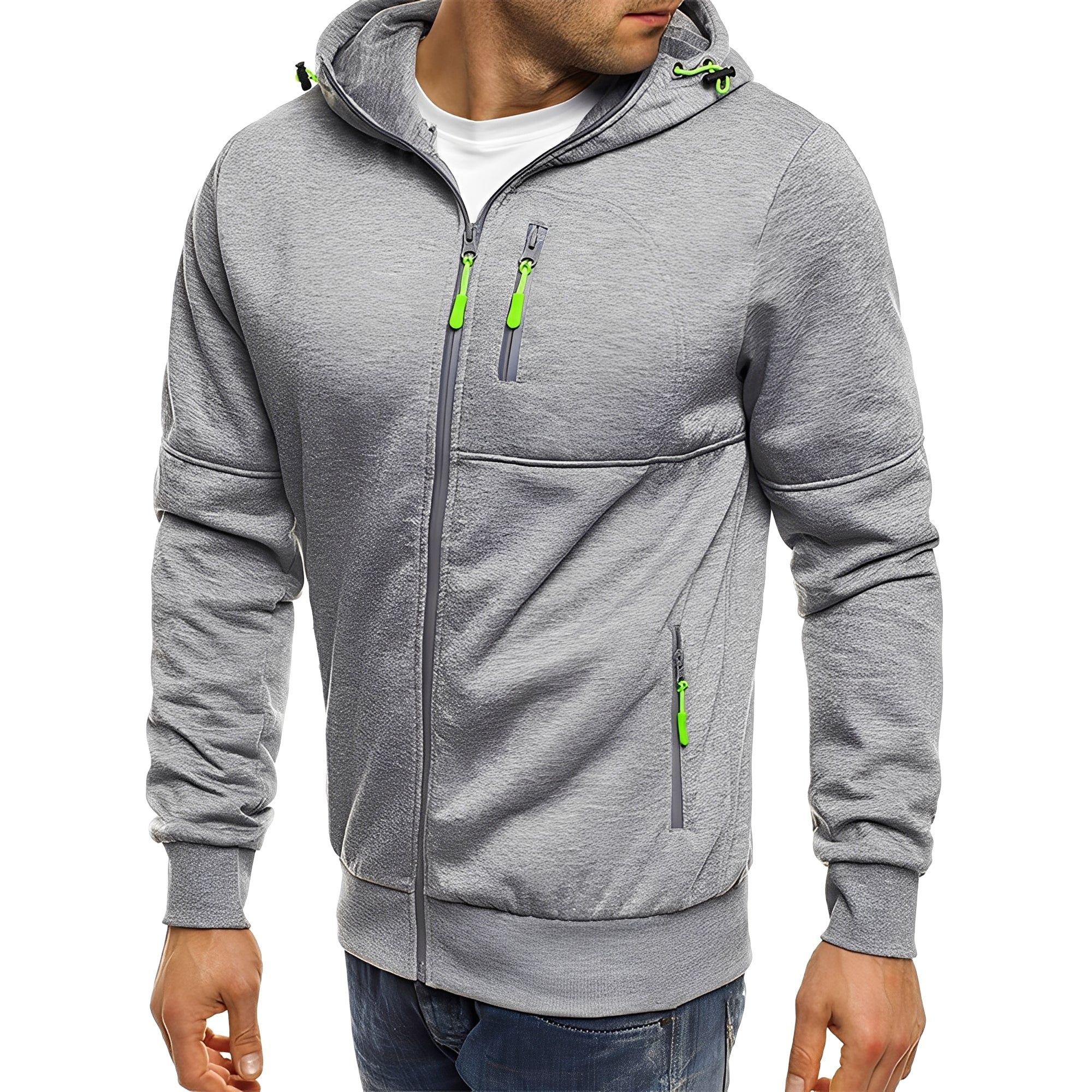 Lowell - Casual, elegante giacca con cappuccio per uomini
