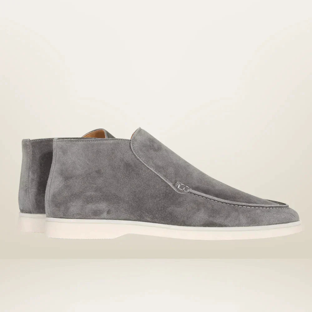 Argyle - Mocassini da uomo in camoscio