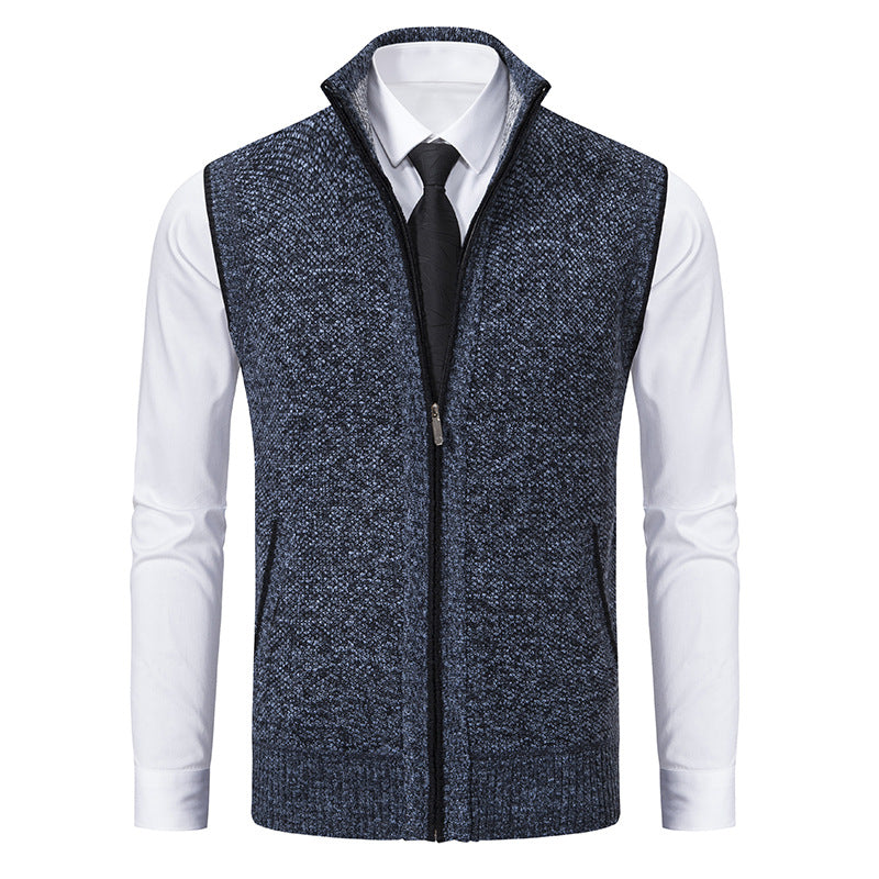 Samuel - Elegante Weste con Zipper per Uomini