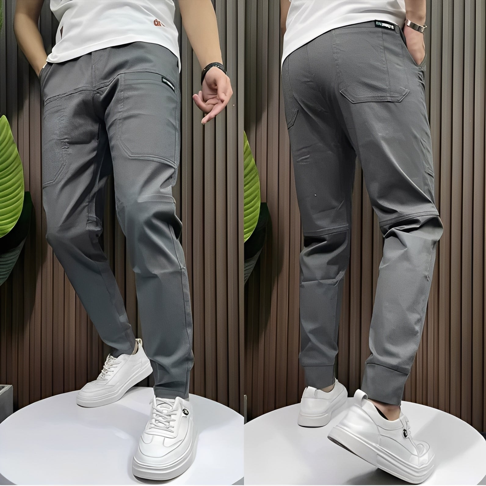 Raynard - Eleganti pantaloni cargo elastici per uomini