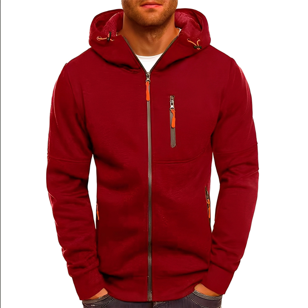 Miller - Giacca Casual Zip-Up con Cappuccio per Uomo