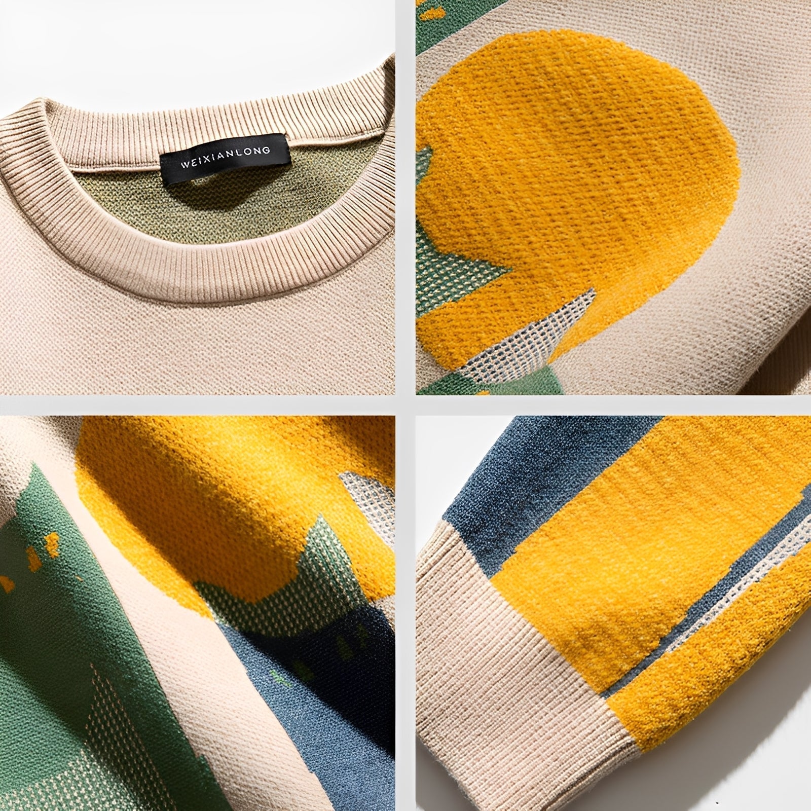Davin - Elegante Maglione con Stampa per Uomo