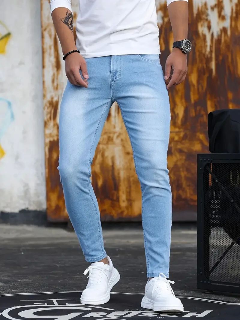 Linford - Classiche Stretch-Skinny-Jeans per Uomini