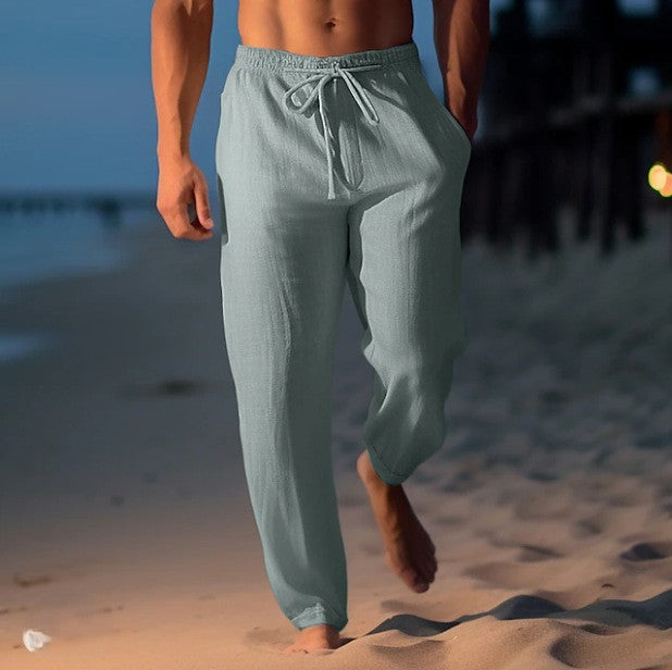 Matthew - pantaloni in lino alla moda da uomo