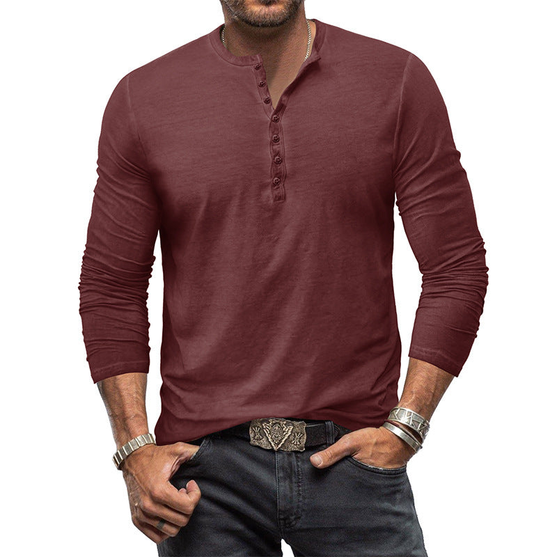 Clifford - Classica camicia lavata con bottoni per uomo