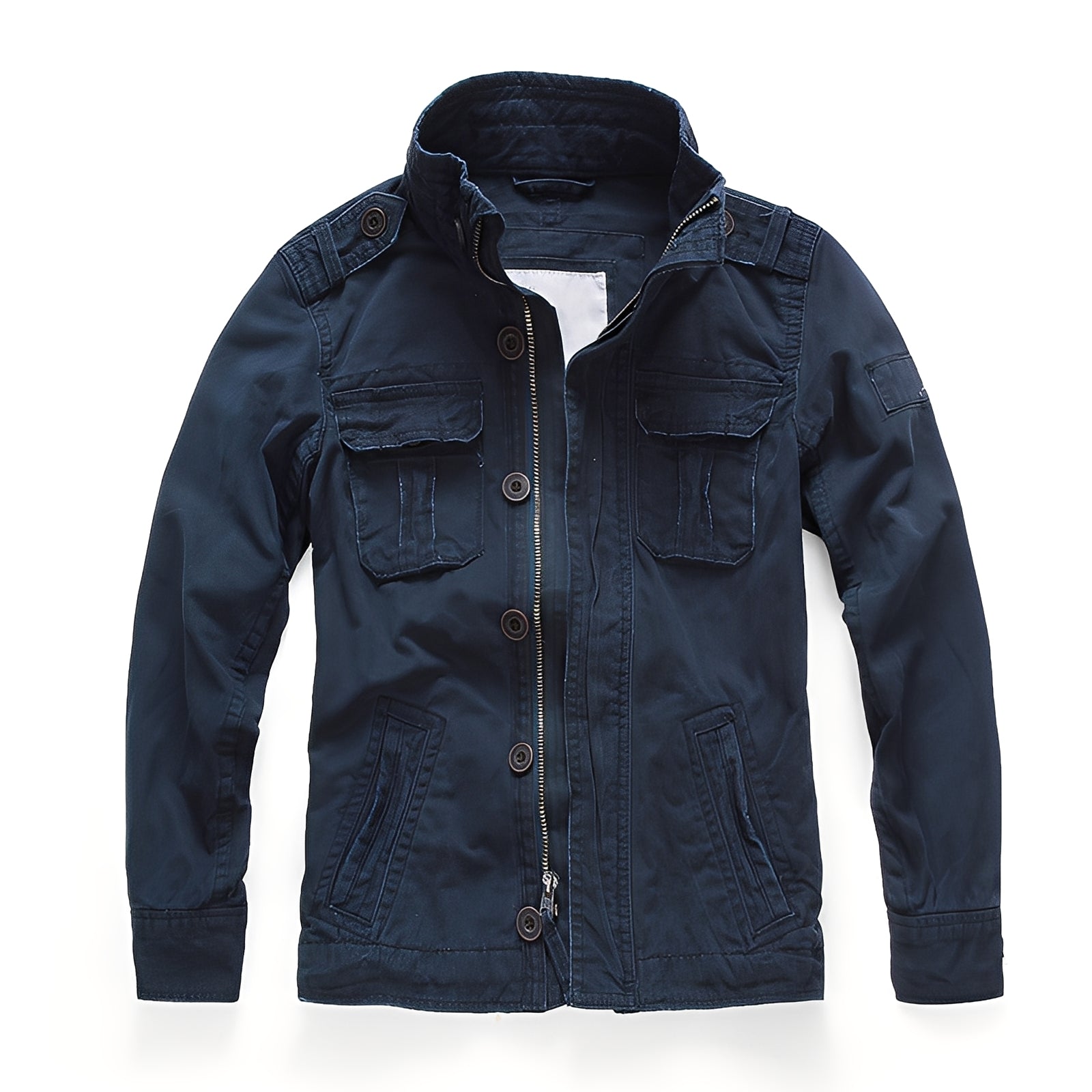 Trenton - Classica giacca di jeans con tasche per uomini
