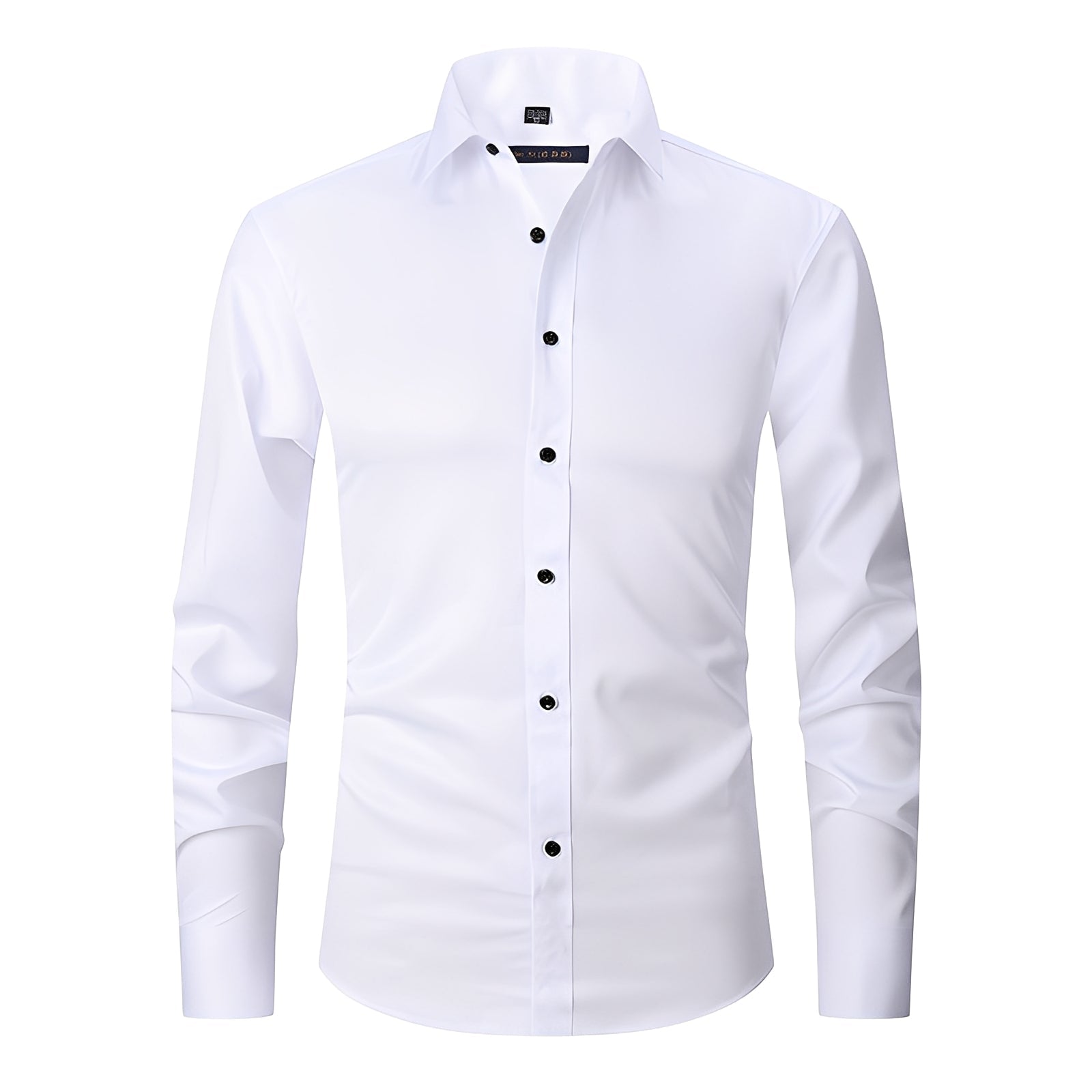 Elton - Camicia formale aderente in tessuto stretch per uomo