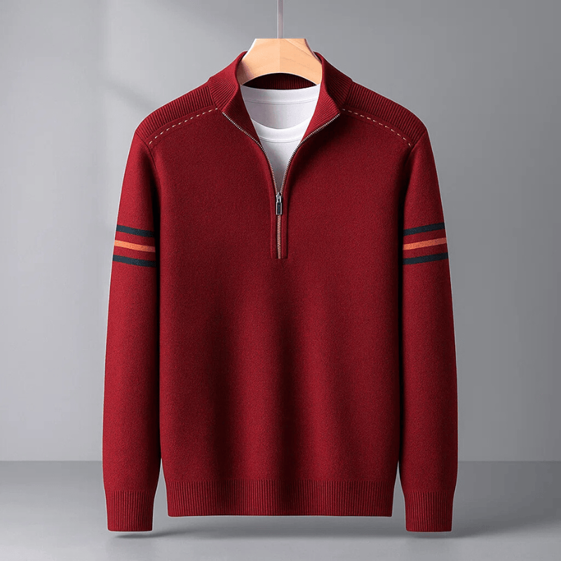 Elijah | Maglione Moderno a Mezzo Zip