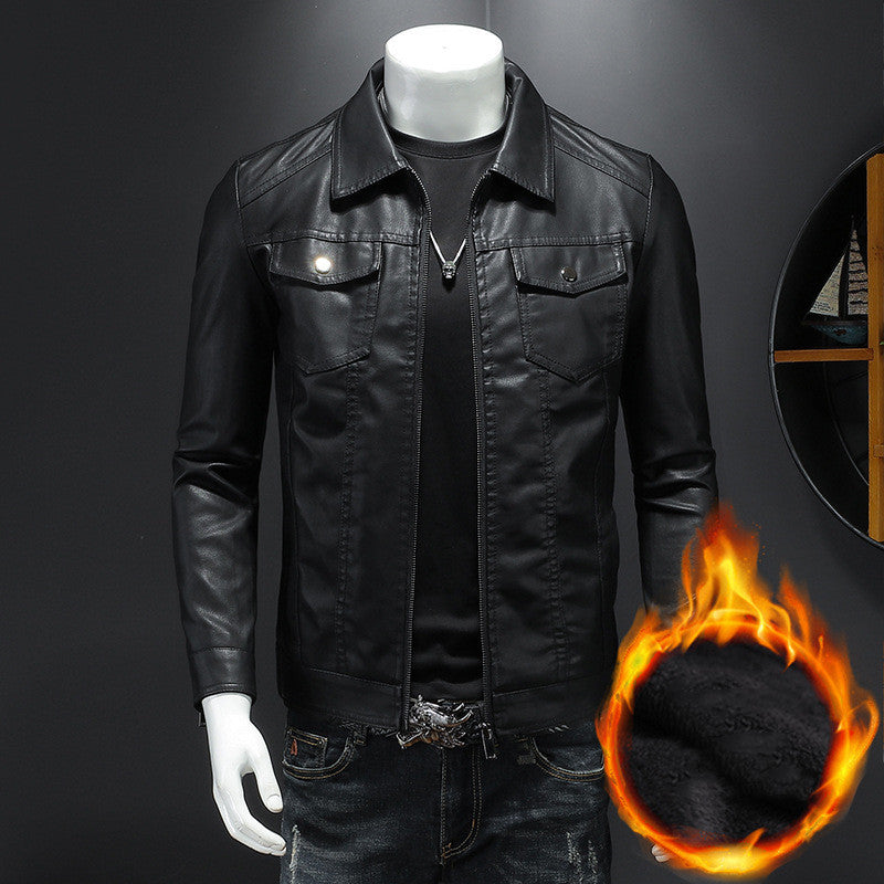 Nelson - Lässige Biker-Lederjacke für Herren