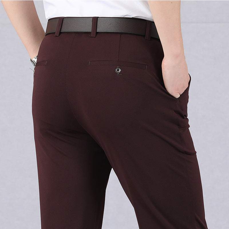 Beckett - Pantaloni da abito casual stretch per uomo
