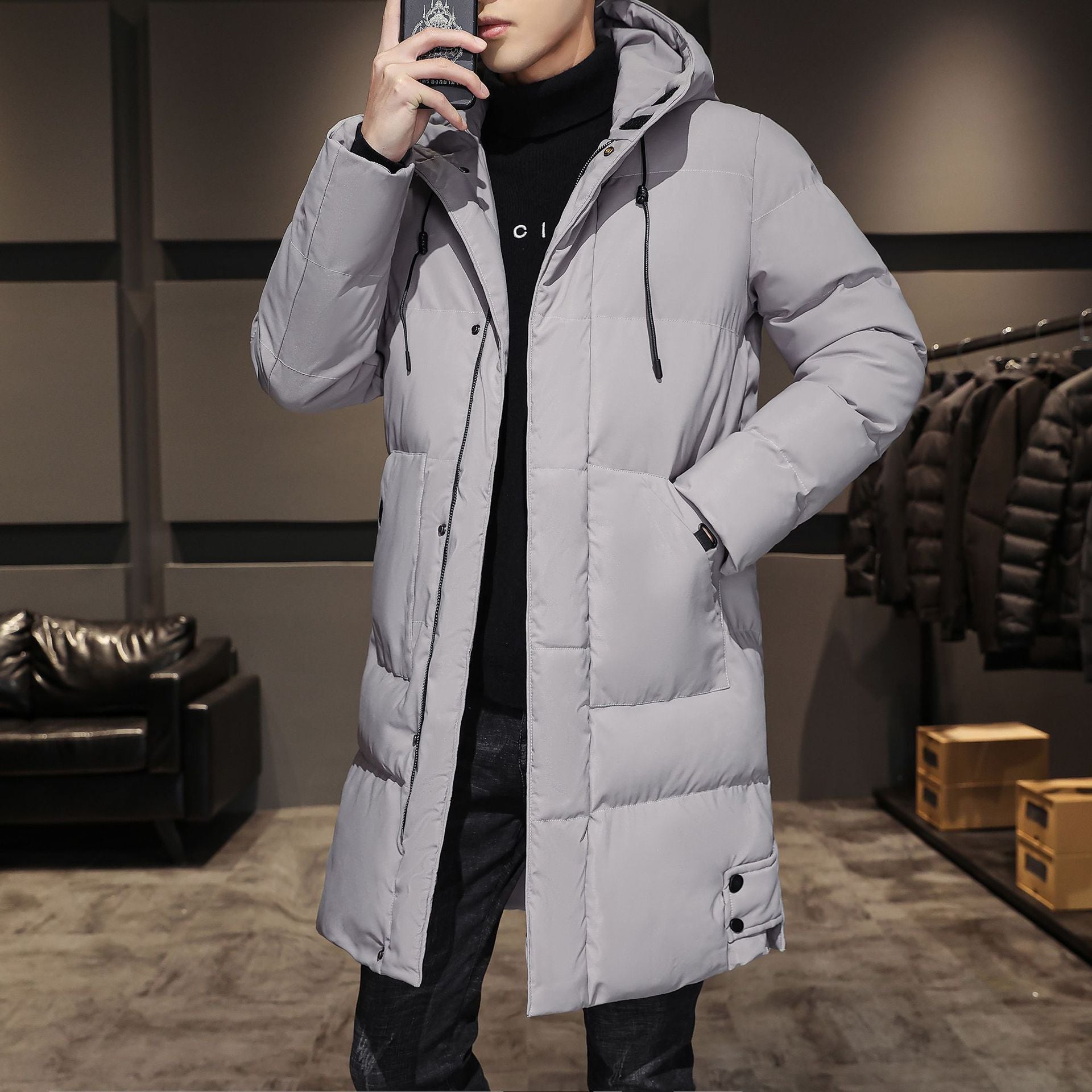 Giffard - Lungo cappotto imbottito per uomo