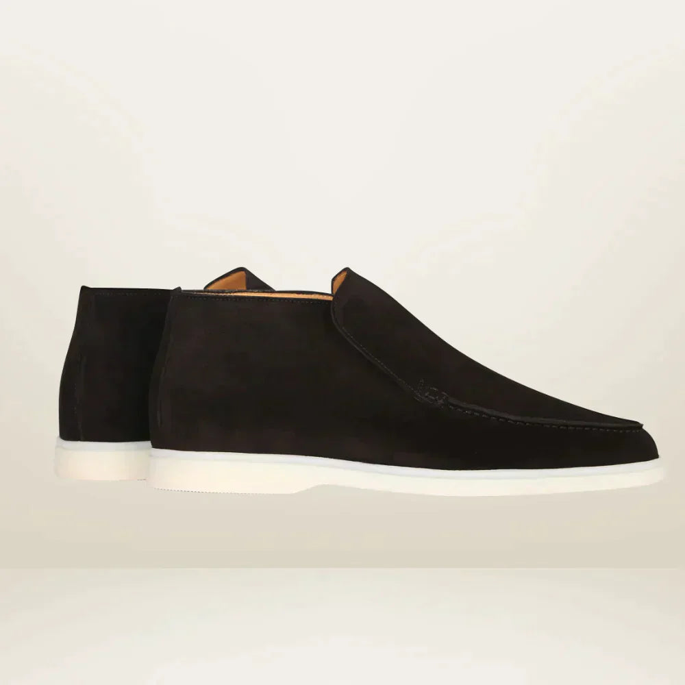 Argyle - Mocassini da uomo in camoscio