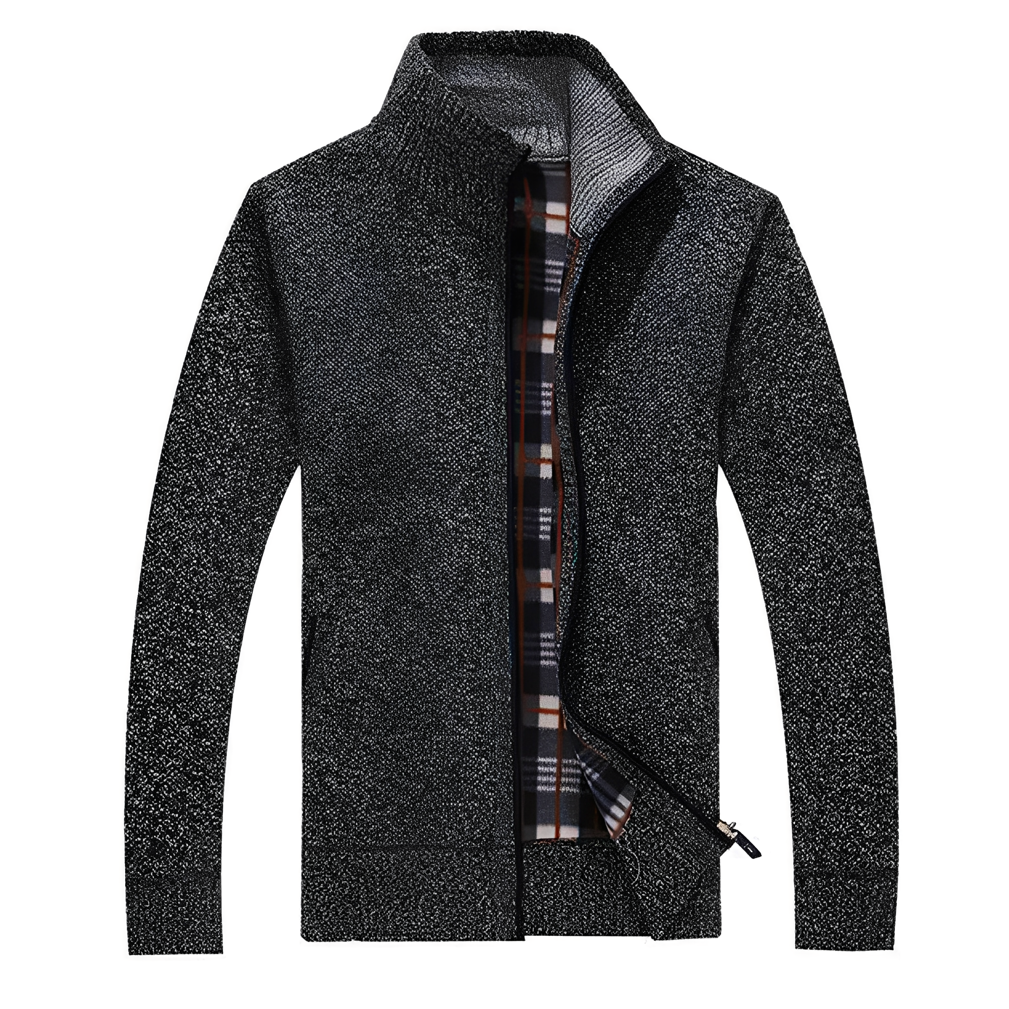 Malinda - Cardigan elegante con morbida fodera in pile per uomo