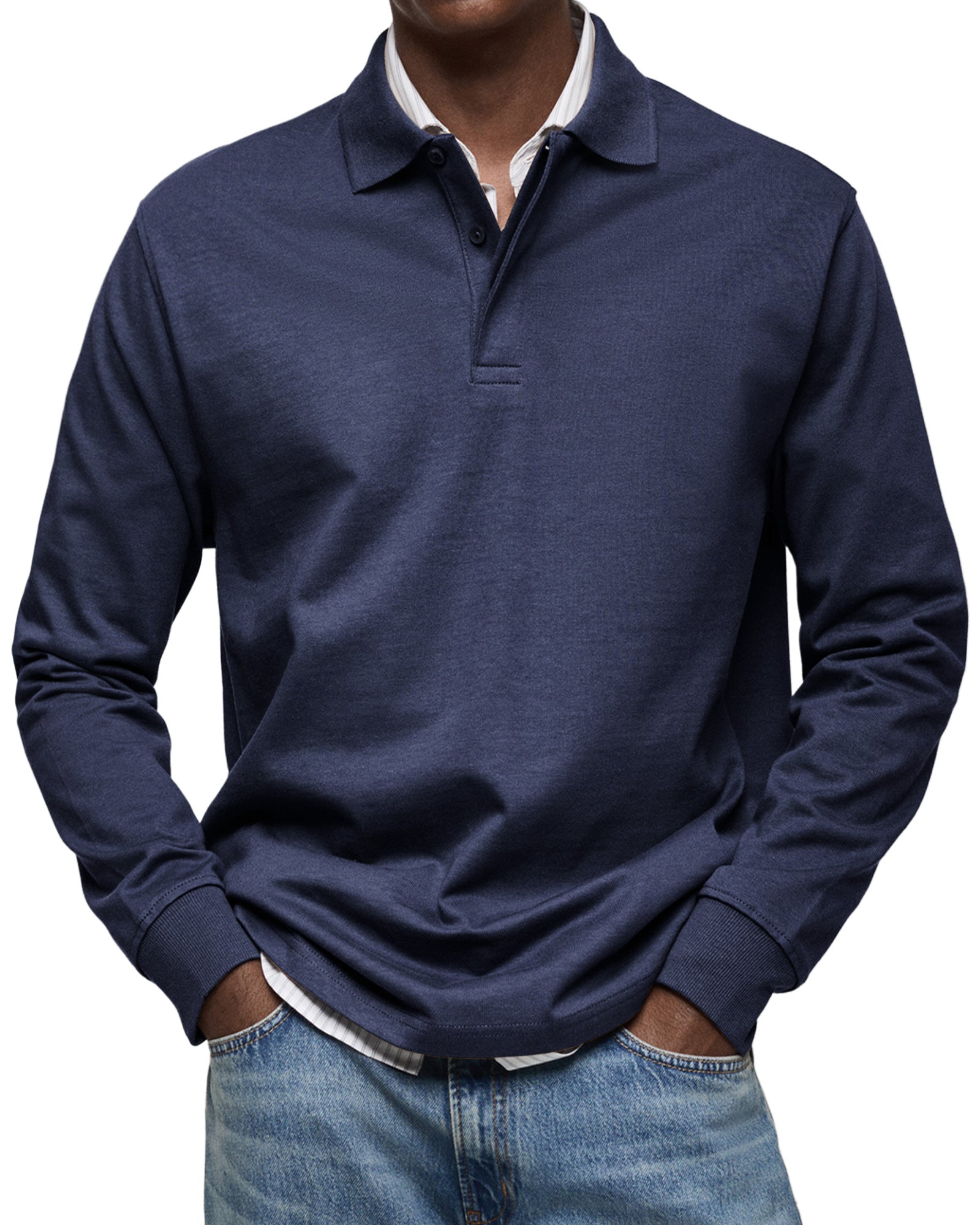 SILVORO | POLO DI LUSSO A MANICHE LUNGHE