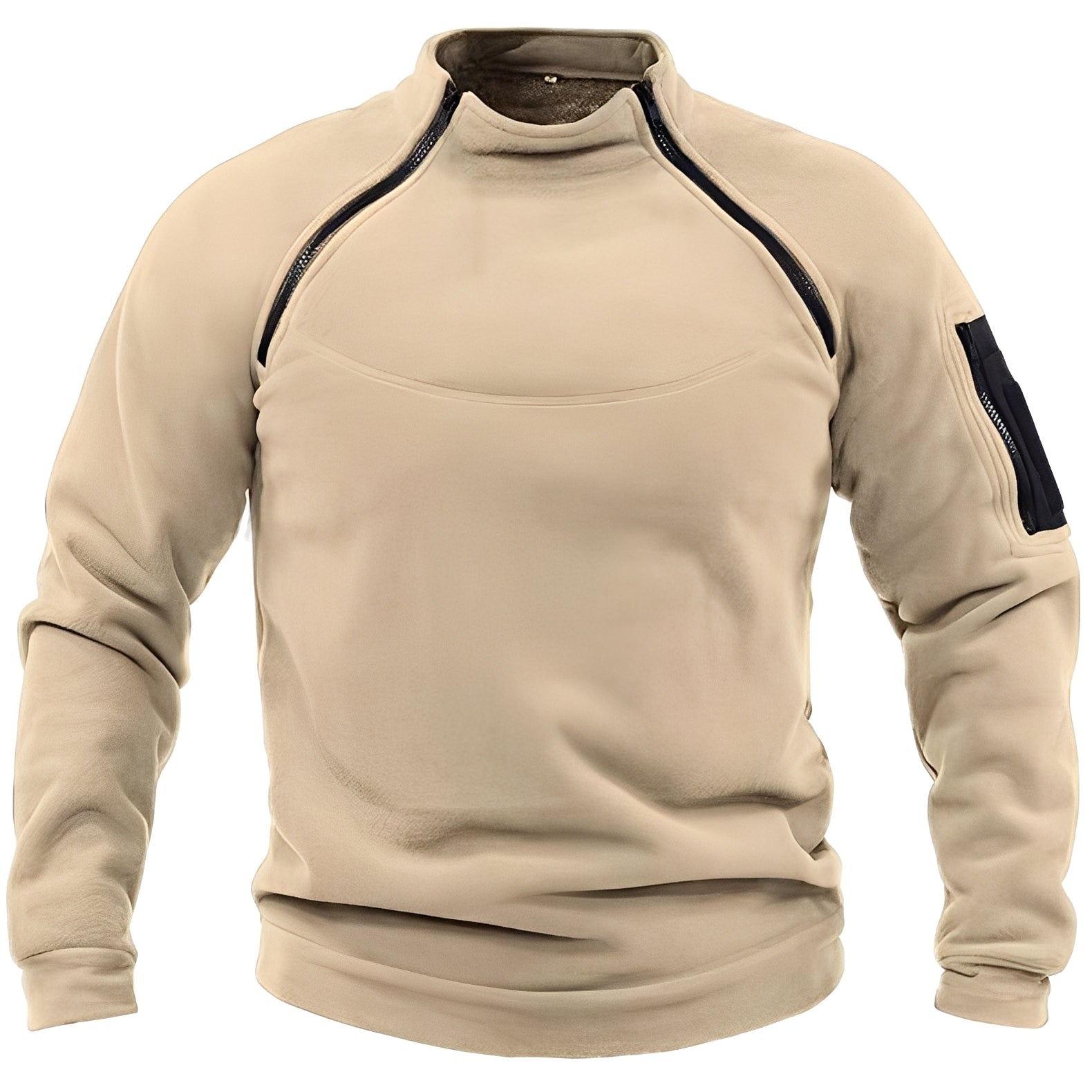 Wilbur - Pile sportivo con zip per uomo