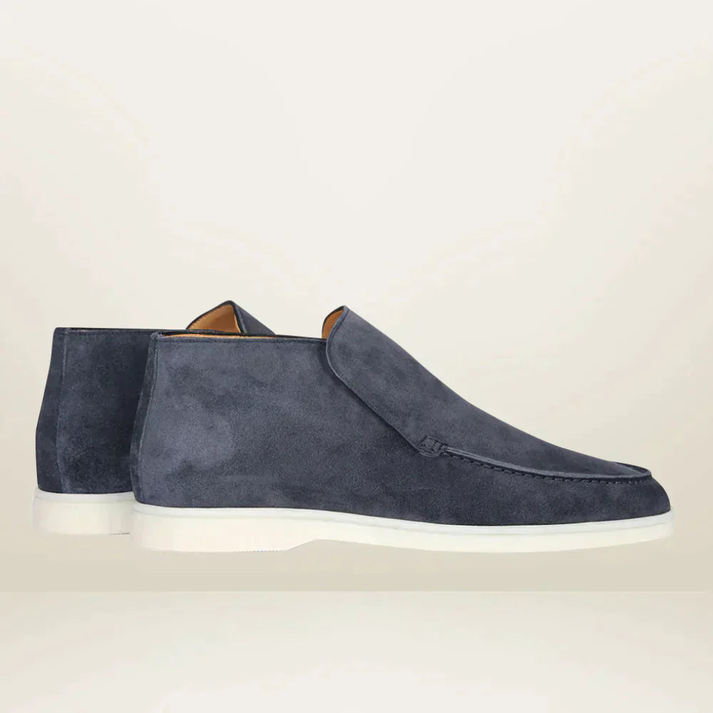 Argyle - Mocassini da uomo in camoscio