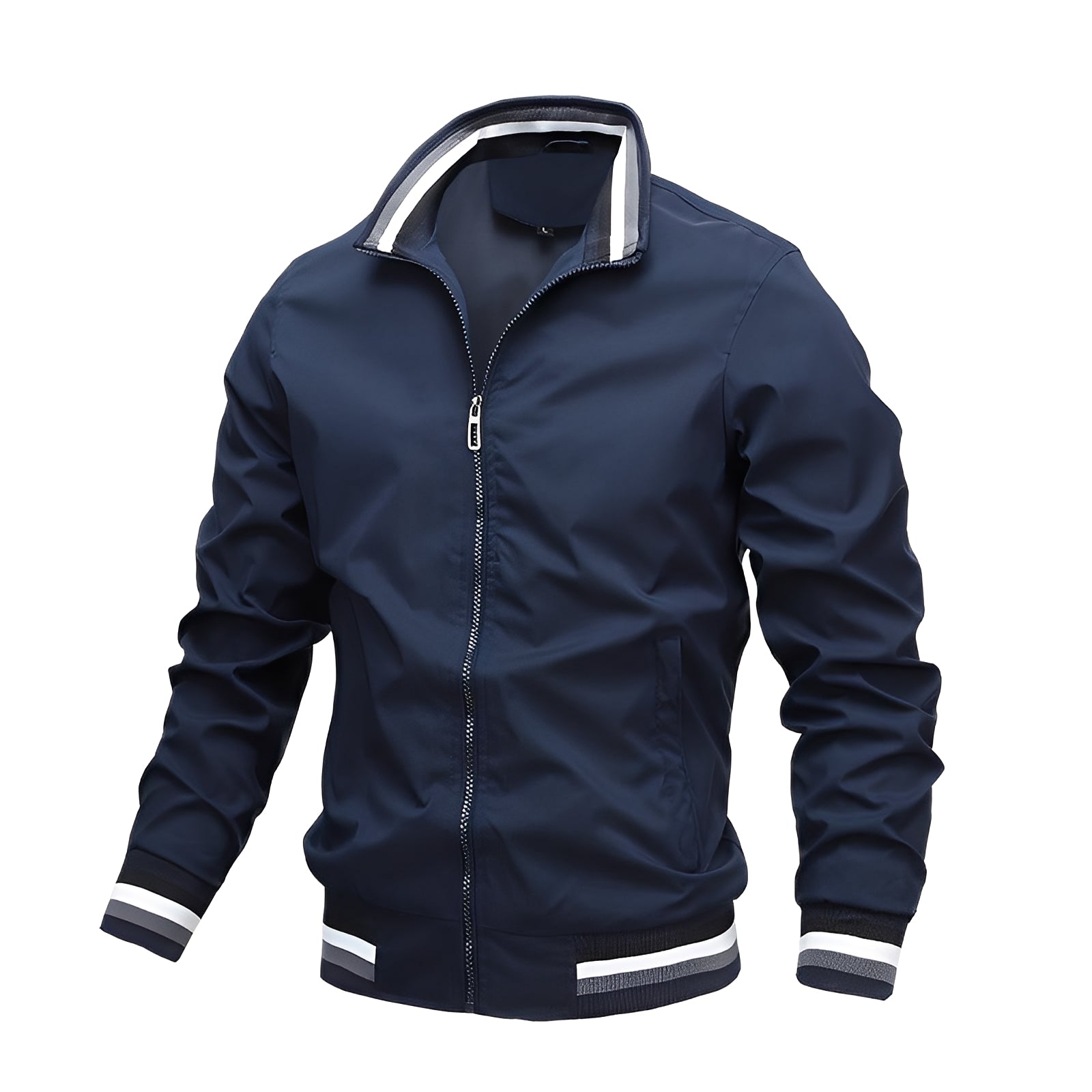 Jeremy - Giacca bomber casual con strisce per uomo