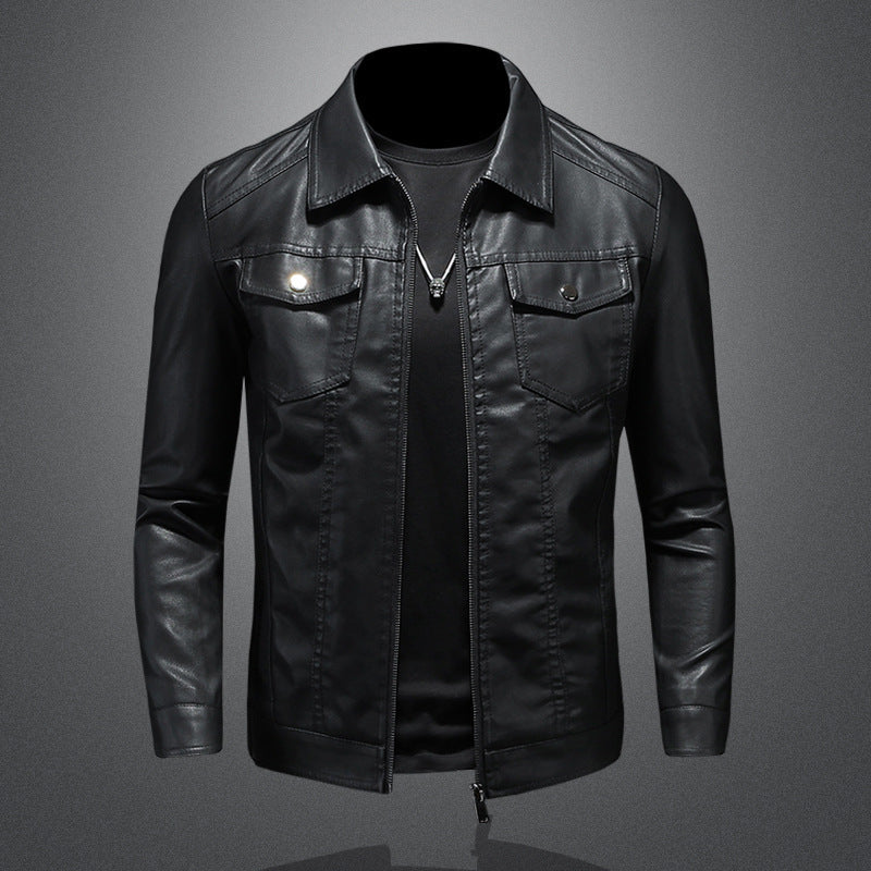 Nelson - Lässige Biker-Lederjacke für Herren