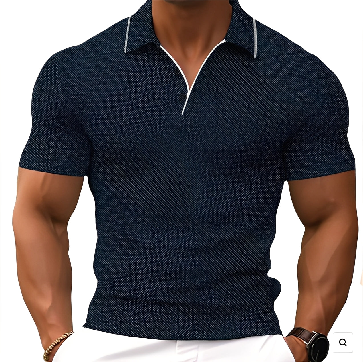 Florence - Polo casual con bottoni per uomo