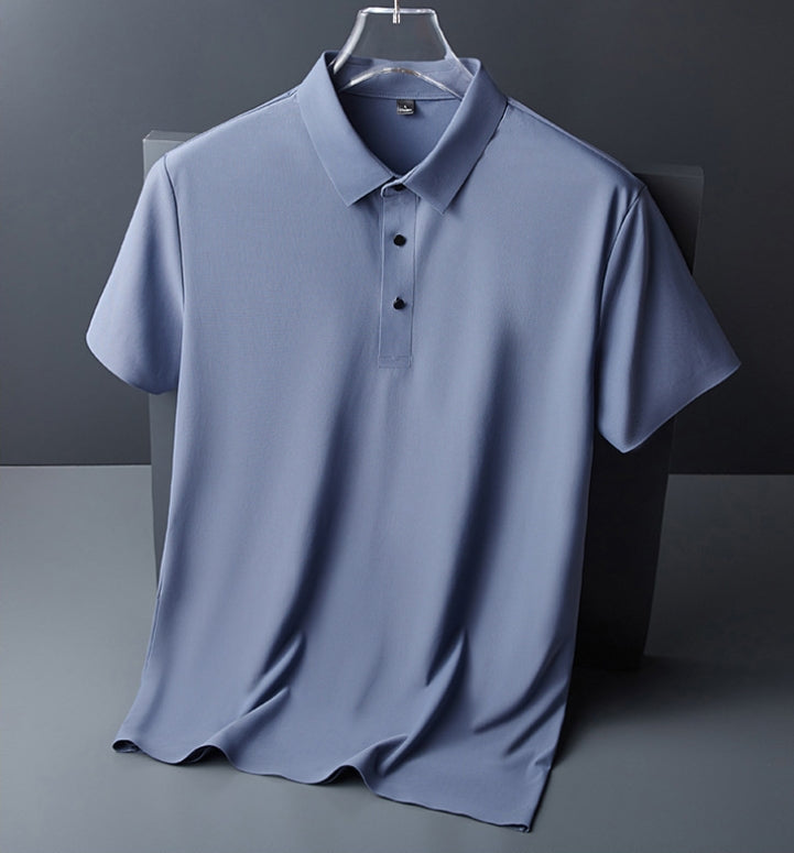 Malcom - Polo casual e traspirante per uomini