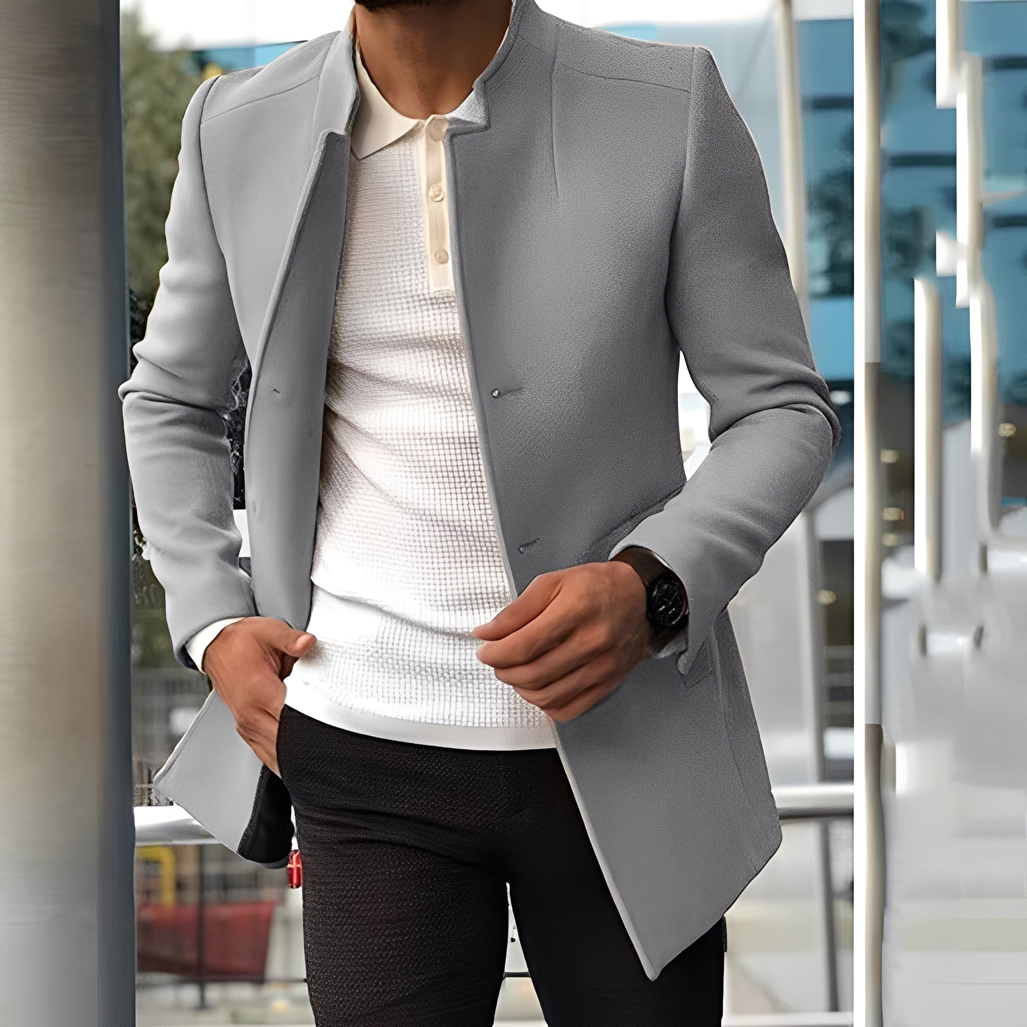 Joshua - Elegante giacca slim-fit per uomini