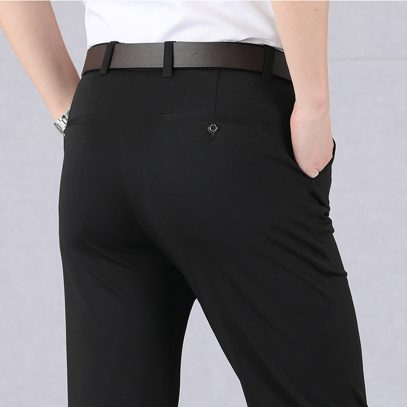 Beckett - Pantaloni da abito casual stretch per uomo