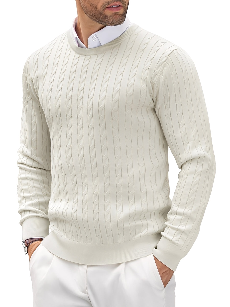 Romilly - Maglione casual aderente per uomo
