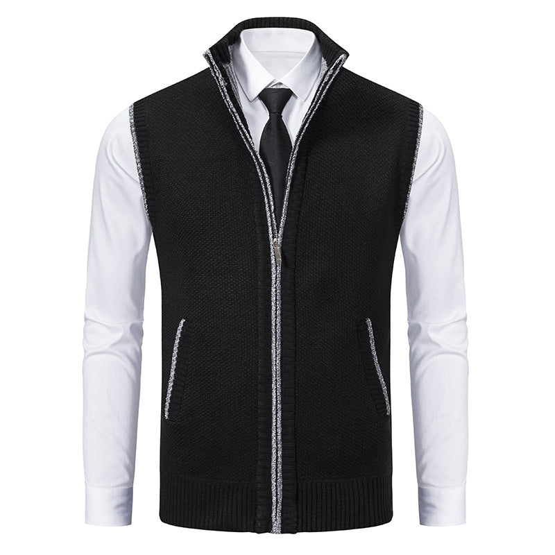 Samuel - Elegante Weste con Zipper per Uomini