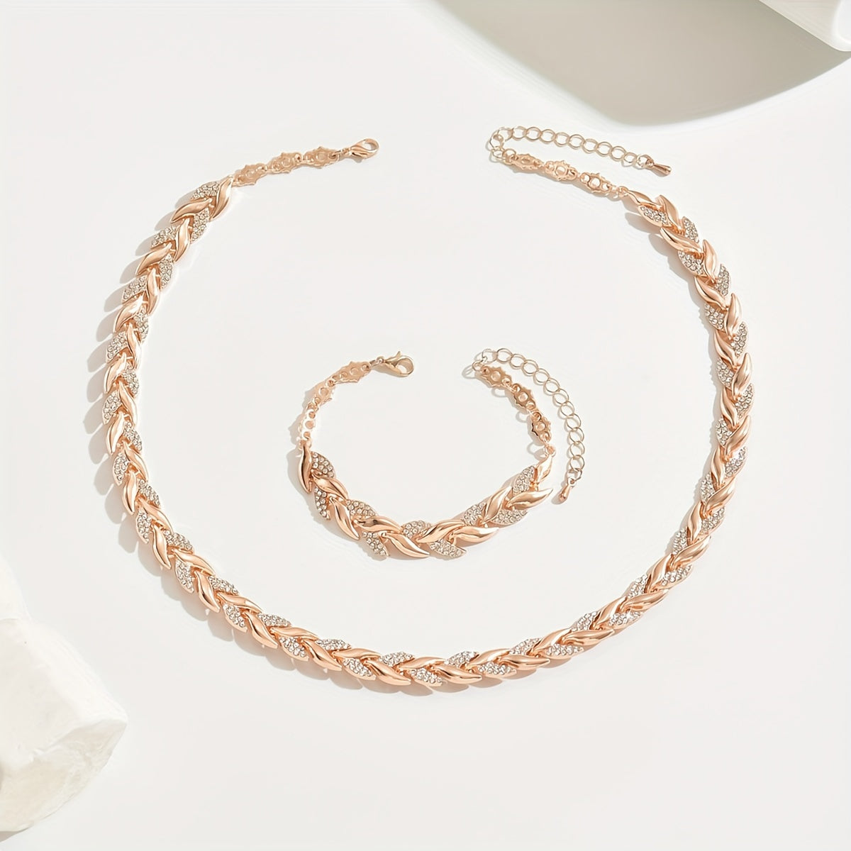 Ondina™ | Set collana e bracciale con coda di sirena