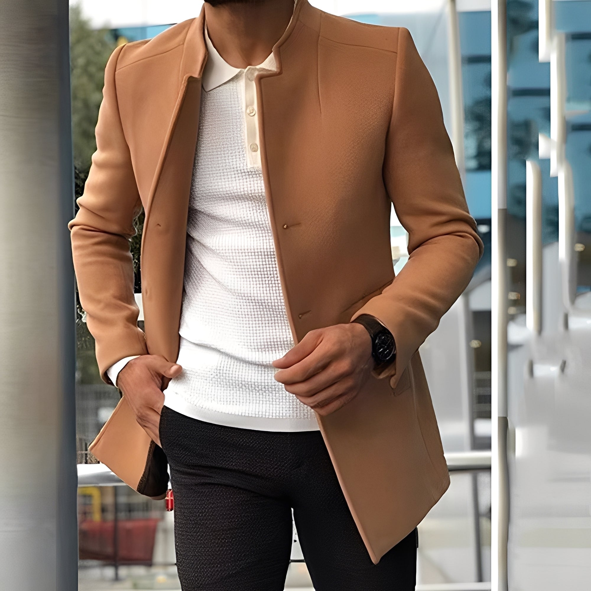 Joshua - Elegante giacca slim-fit per uomini
