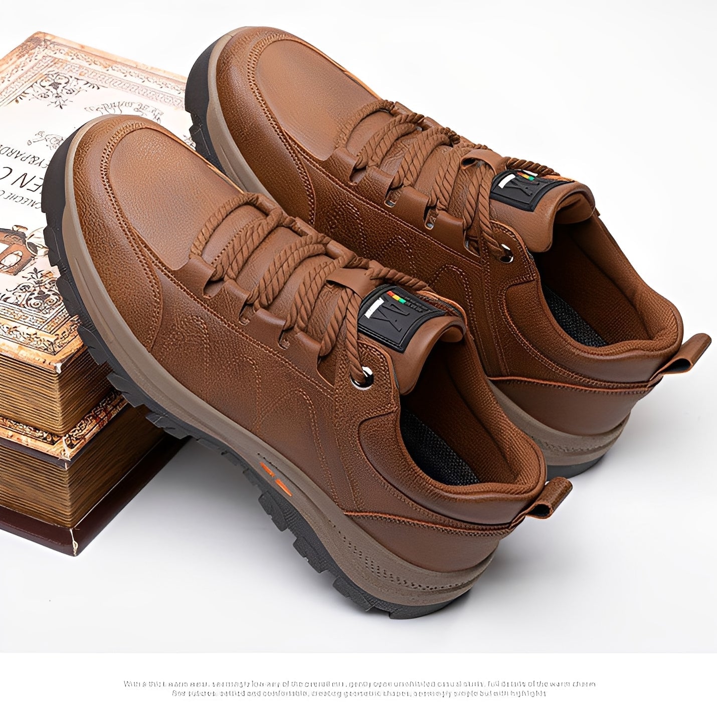 Randolf - Eleganti scarpe in pelle antiscivolo per uomini