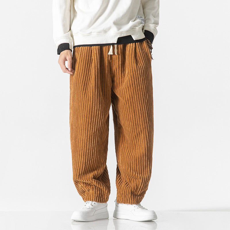 Winfred - Pantaloni di velluto a coste casual e comodi per uomini