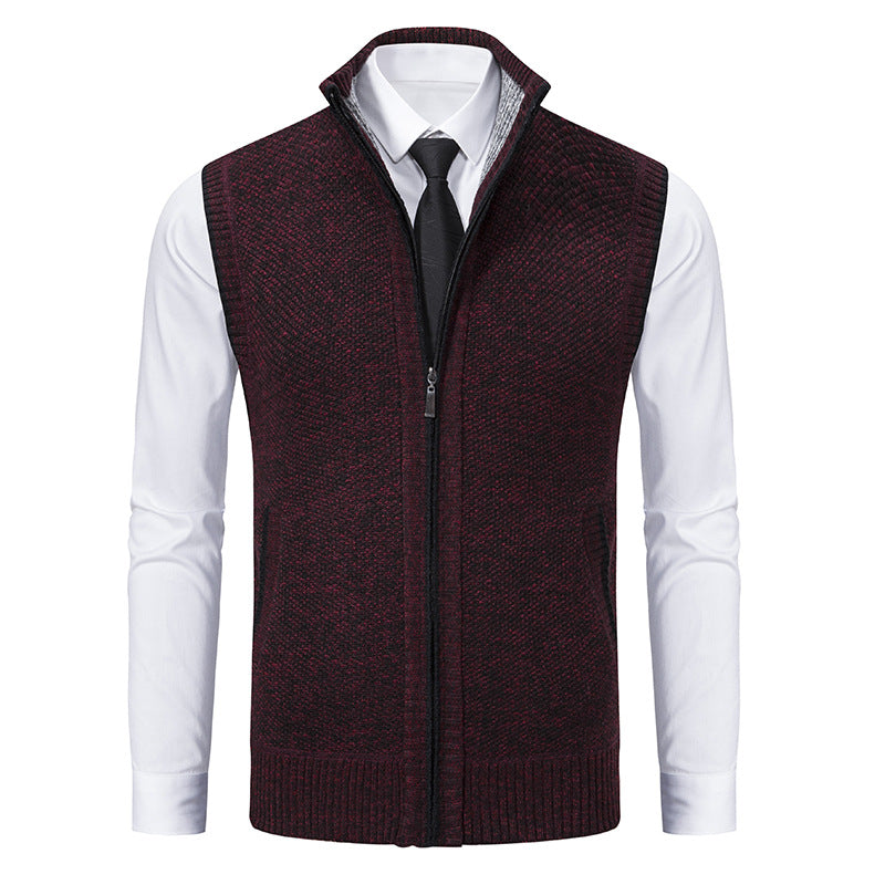 Samuel - Elegante Weste con Zipper per Uomini