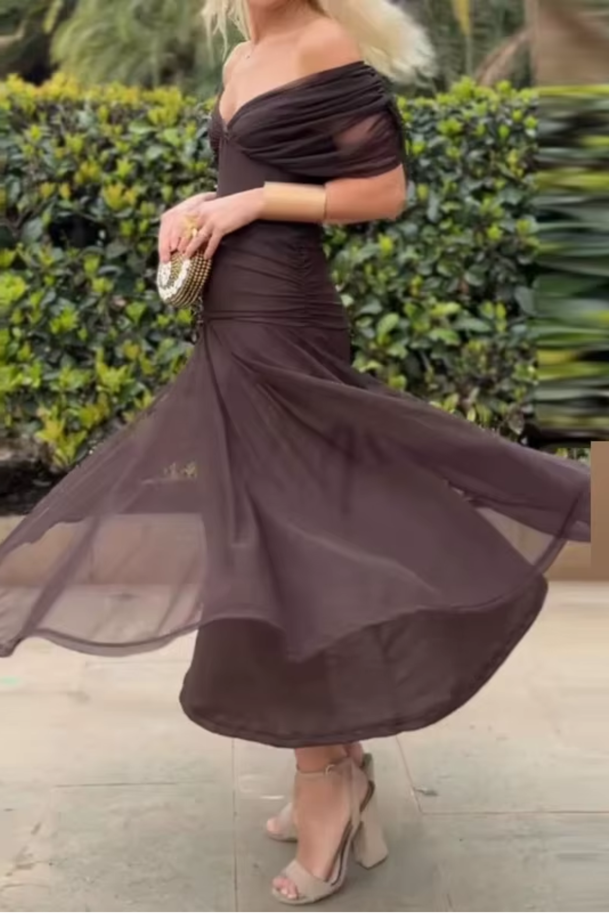 Lorenza™ | Abito maxi elegante con scollo a V