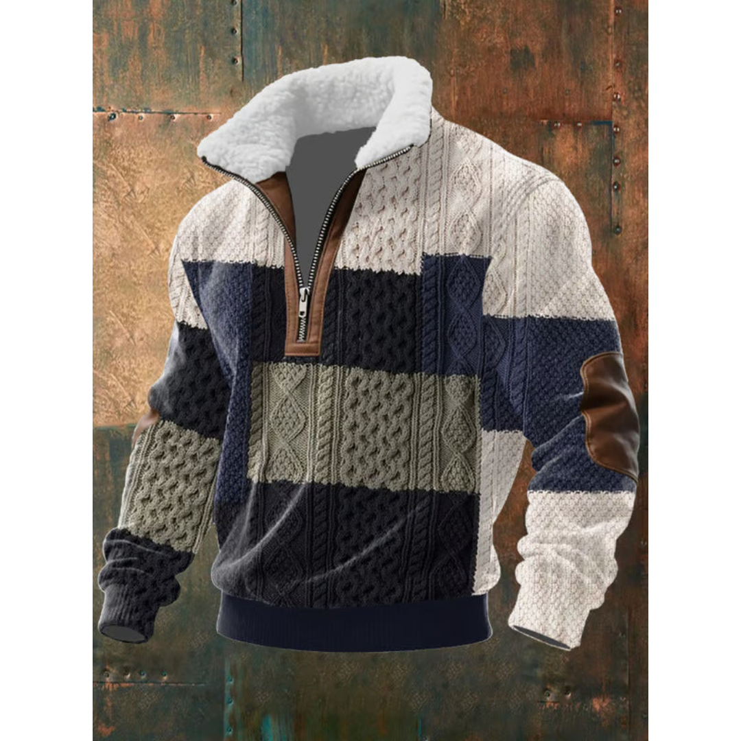 SILVORO | MAGLIONE A COLLO ALTO IN PILE