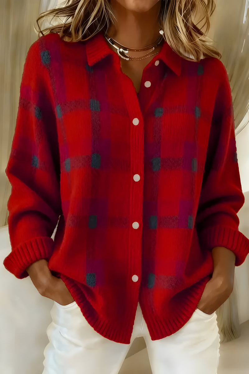 ANNIE™|CARDIGAN A QUADRI