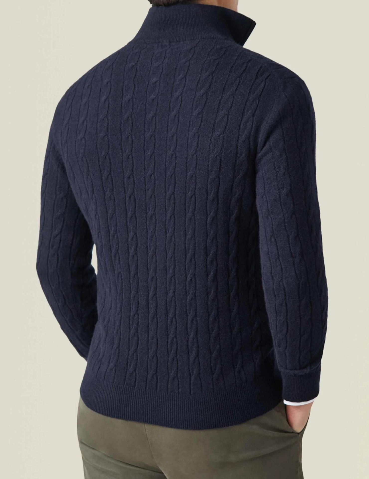 Zephyr - Maglione a trecce con zip