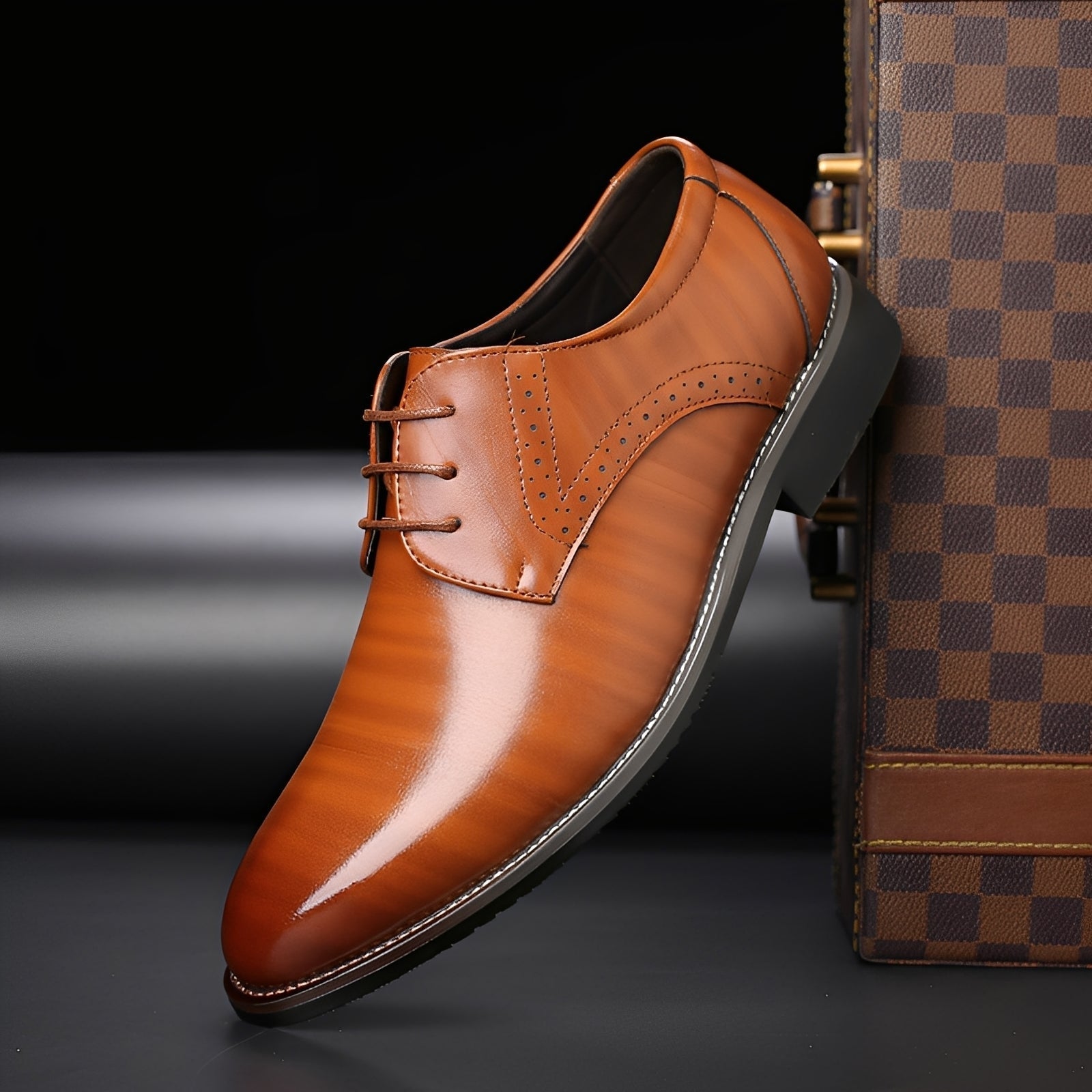 Desmond - Scarpe formali in pelle con dettagli brogue per uomo
