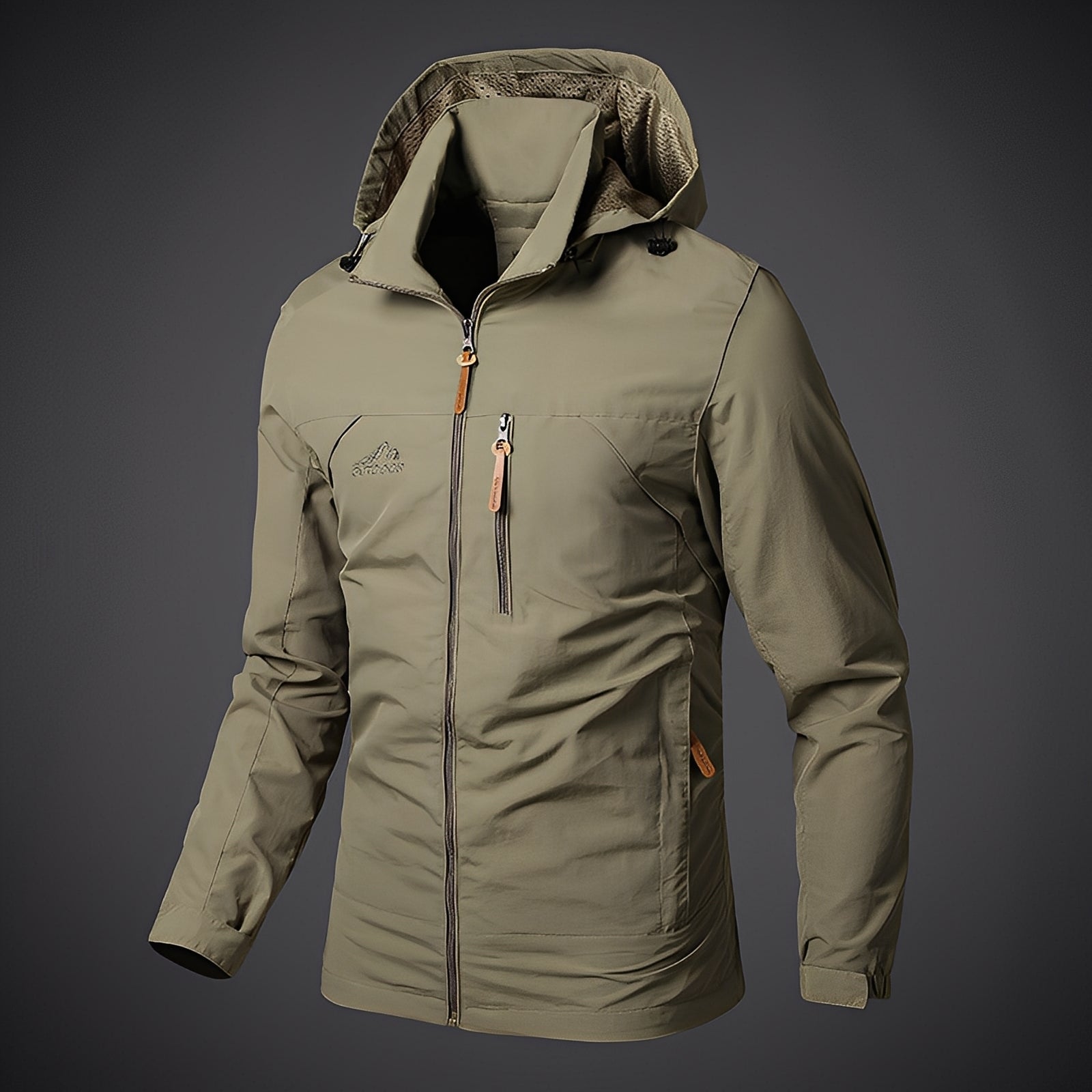 Finnegan - Giacca Outdoor Casual con Cappuccio per Uomo