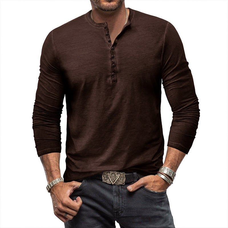 Clifford - Classica camicia lavata con bottoni per uomo