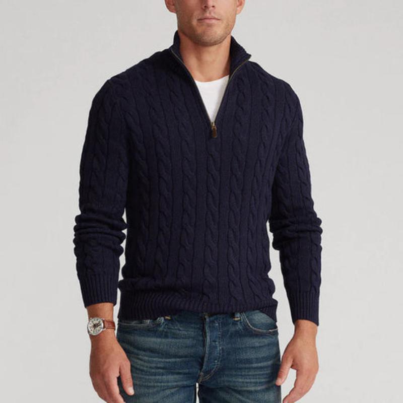 Adrien - Maglione con mezza zip